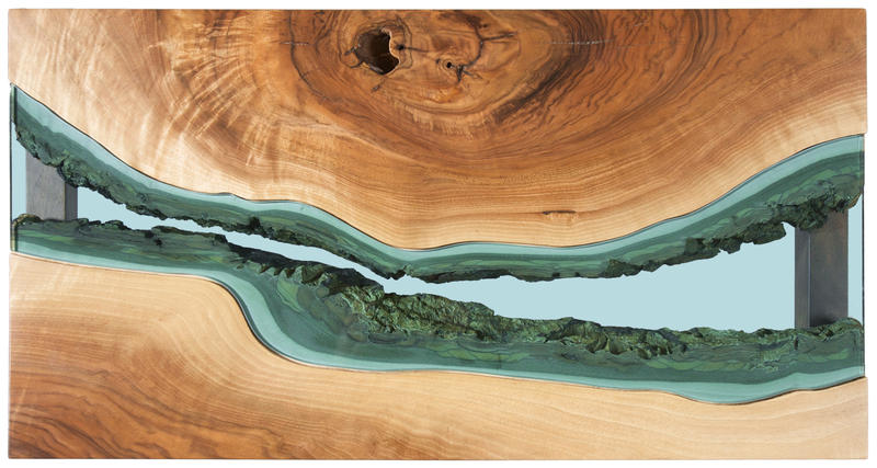 Illustration for article titled Topographic Tables Mix Geology With Interior Design